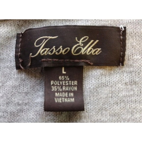 Tasso Elba Mens Large Gray Waffle Texture Shirt - Picture 6 of 6